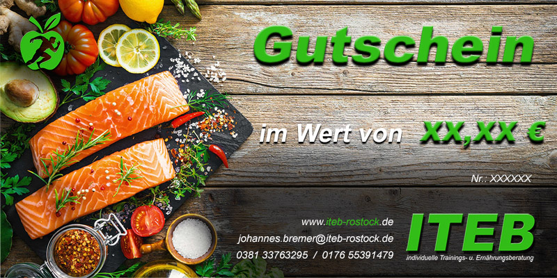 Gutschein Ernährungsberatung Rostock ITEB