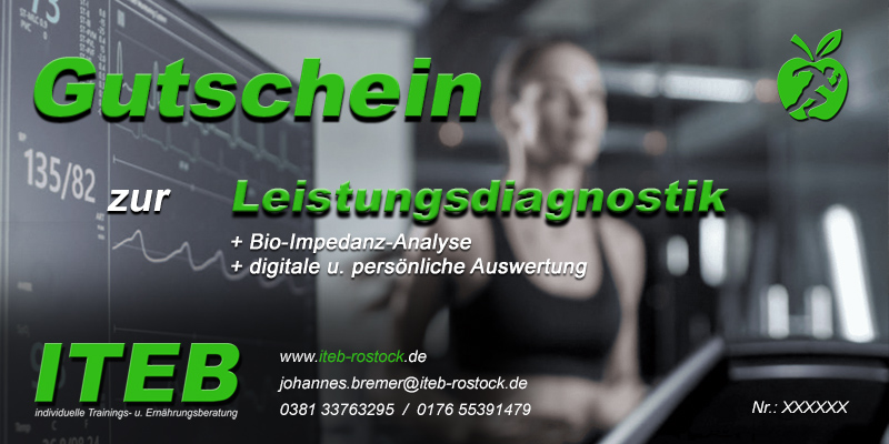 Gutschein Leistungsdiagnostik Rostock ITEB